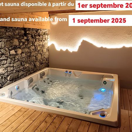Chez Leon, Jacuzzi Et Sauna Des Le 1Er Septembre 2025 Samoens Bagian luar foto